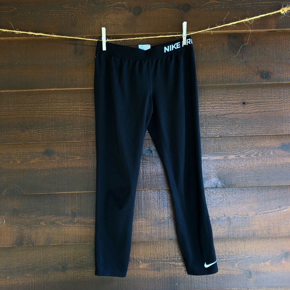 Youth Girls Nike Pro Dri-Fit Cropped Leggings
